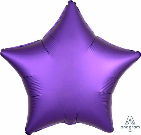 Étoile effet satin - Violet royal - 18"