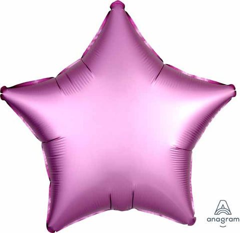 Étoile effet satin - Rose Flamant - 18"