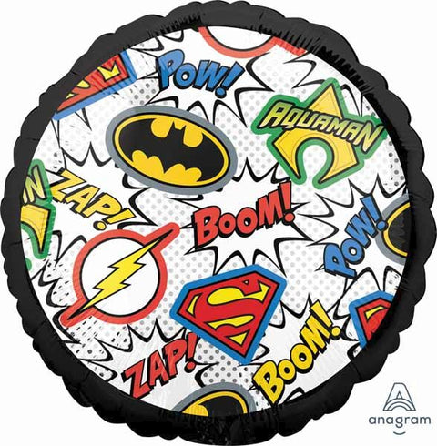 Ballon en aluminium justice league - 18"