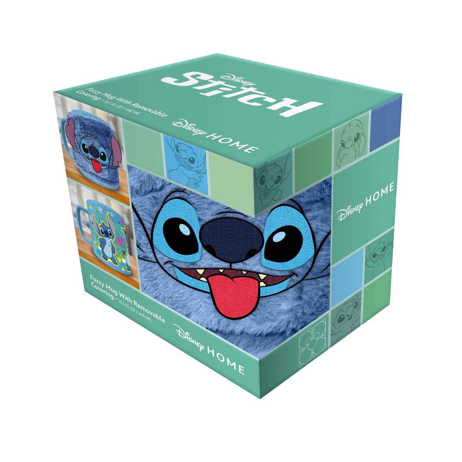 Tasse douillette Lilo & Stitch (Visage de Stitch)
