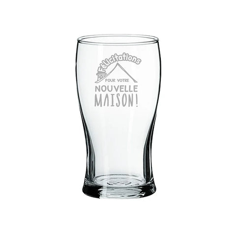 Congratulations on your new home! - Beer glass