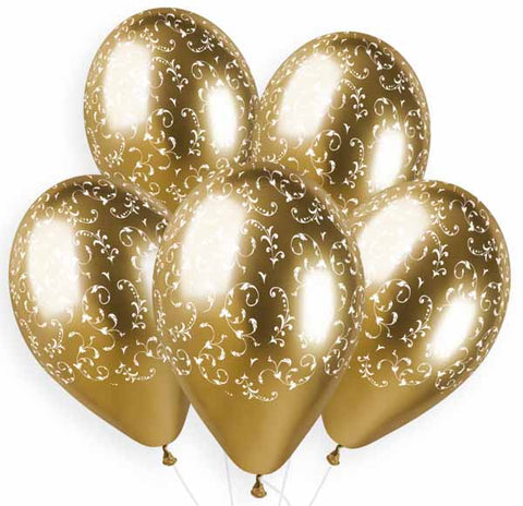 Gemar Balloon - Gold Wedding Flowers - 13"