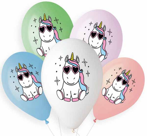 Unicorn Balloon - 13"