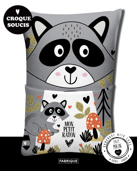 "My little raccoon" Worry Crunch