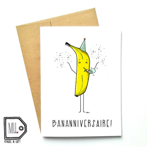 Funny “Banana!” card