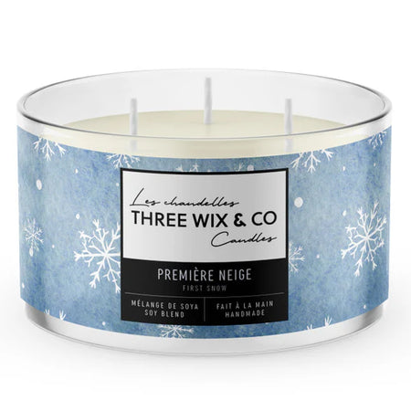 Chandelle PREMIÈRE NEIGE - Three Wix And Co