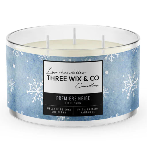 Chandelle PREMIÈRE NEIGE - Three Wix And Co
