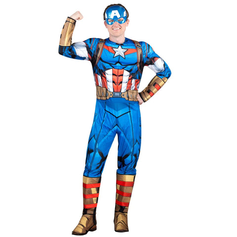 Captain America Costume - Marvel - Men