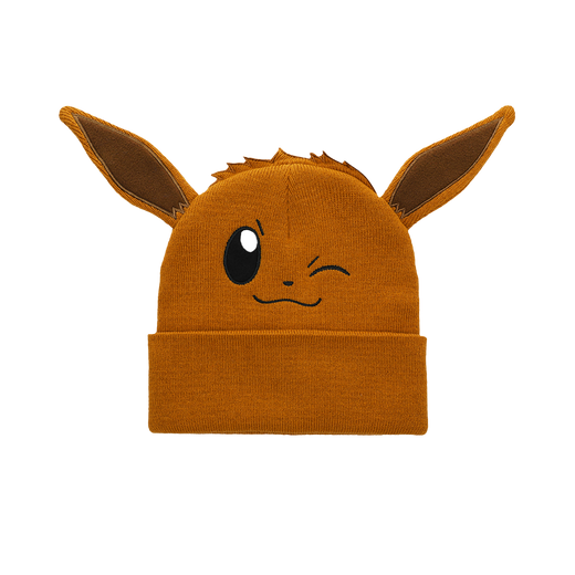 Pokemon Eevee Embroidered Beanie with Ears
