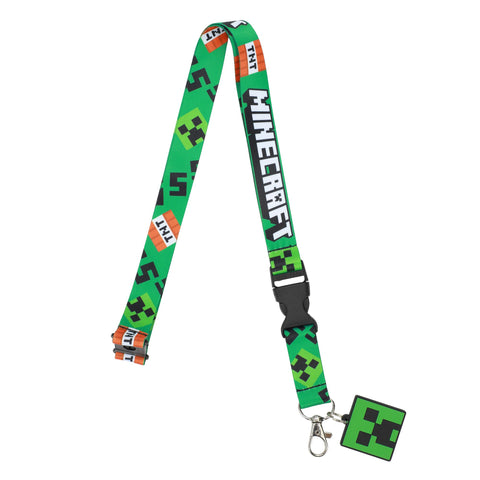 Minecraft Creeper TNT Double Sided Lanyard