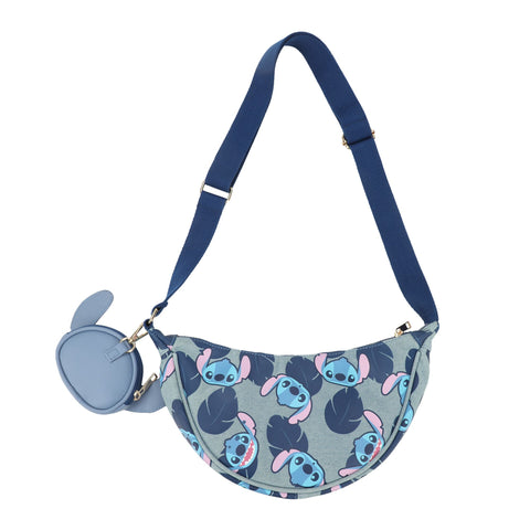 Lilo & Stitch All Over Stitch Pattern Purse with Detachable Coin Pouch