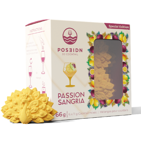 Passion sangria - Box of 6 Cocktail Bombs (White Wine) - Poseidn