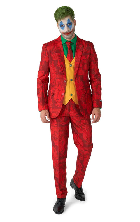 Deluxe Red Costume - Joker - Adult