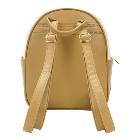 POKEMON - Electric Pikachu Sherpa Mini Backpack - White/Brown
