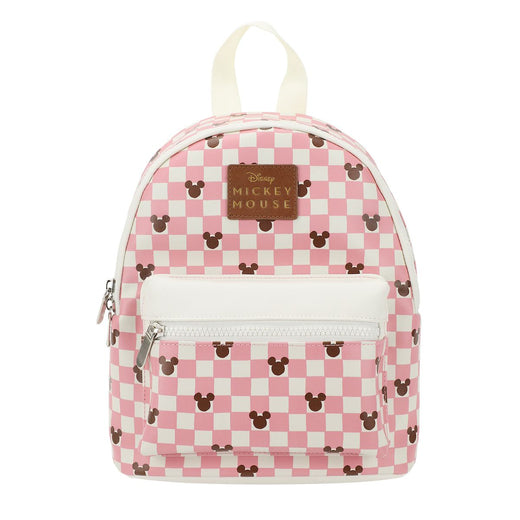 Mickey Mouse Checkered Pattern Mini 11" Backpack
