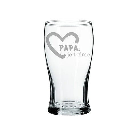 Dad I Love You - Beer Glass