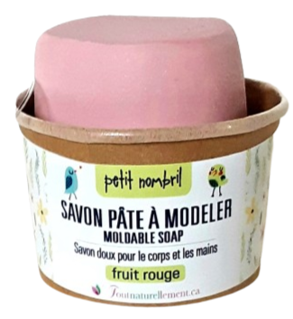 Savon pâte à modeler  Fruit rouge - Petit Nombril