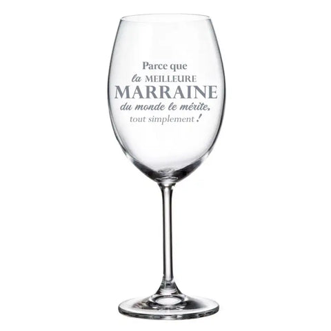 Parce que la meilleure Marraine - Coupe à vin