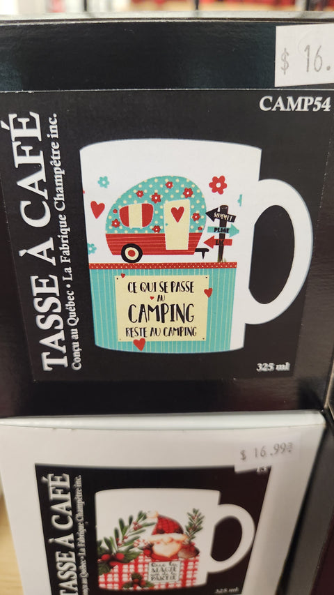 Tasse ce qui se passe au camping