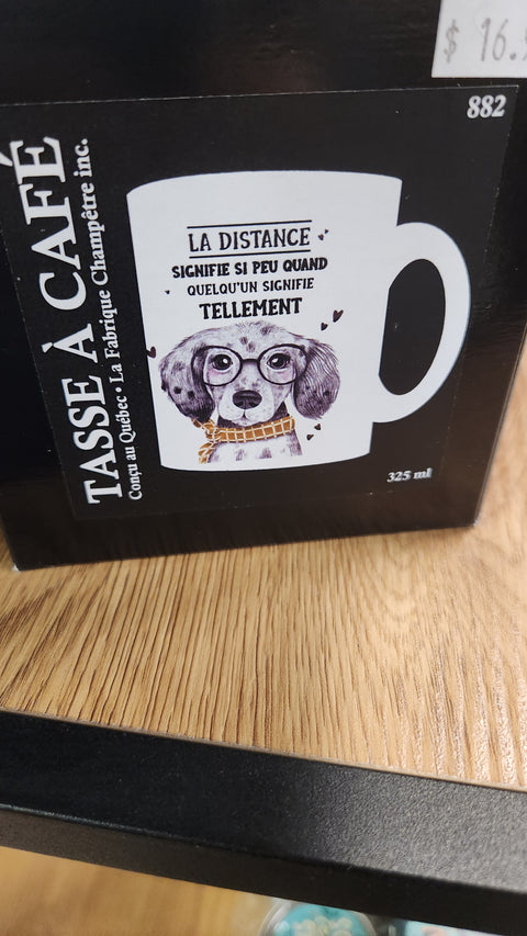 Tasse la distance signifie si peu quand