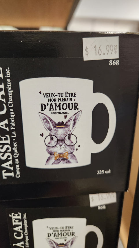 Tasse veux tu etre mon parrain d'amours