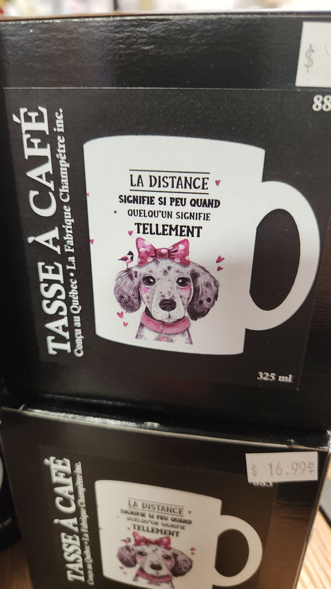 Tasse la distance signifie si peu quand