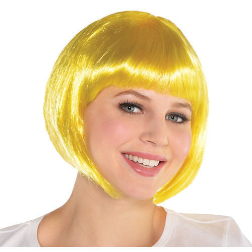 Perruque Bob - Jaune