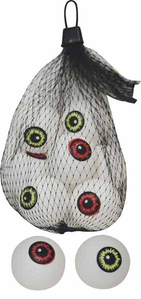 Ensemble de 8 yeux factices dans un sac filet