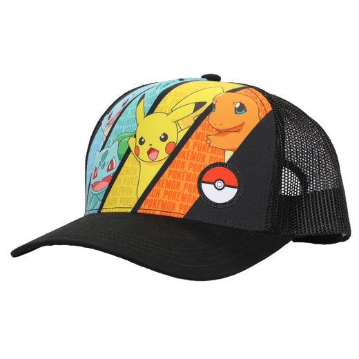 Casquette - Pikachu, Bulbasaur, Charizard, Squirtle and Pokeball - Pokémon