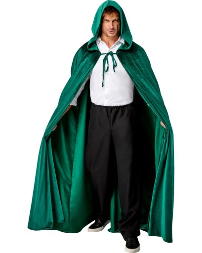 Cape verte à capuche - Adulte