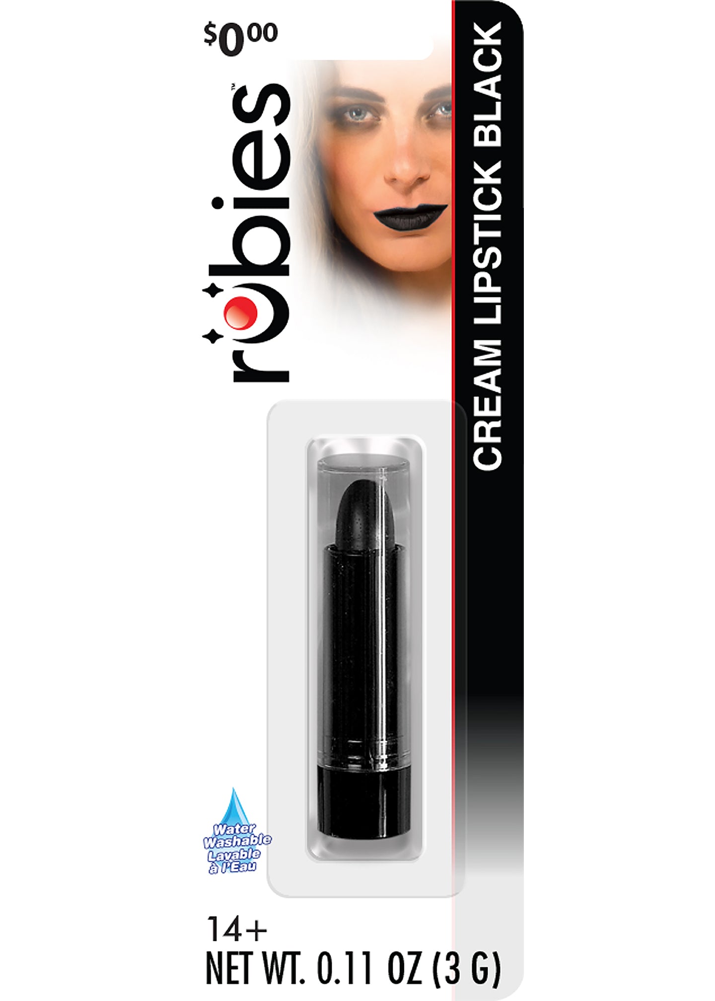 Maquillage - Rouge à lèvres crème - Noir
