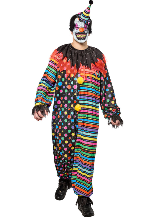 Costume - Clown Effrayant Néon - Adulte