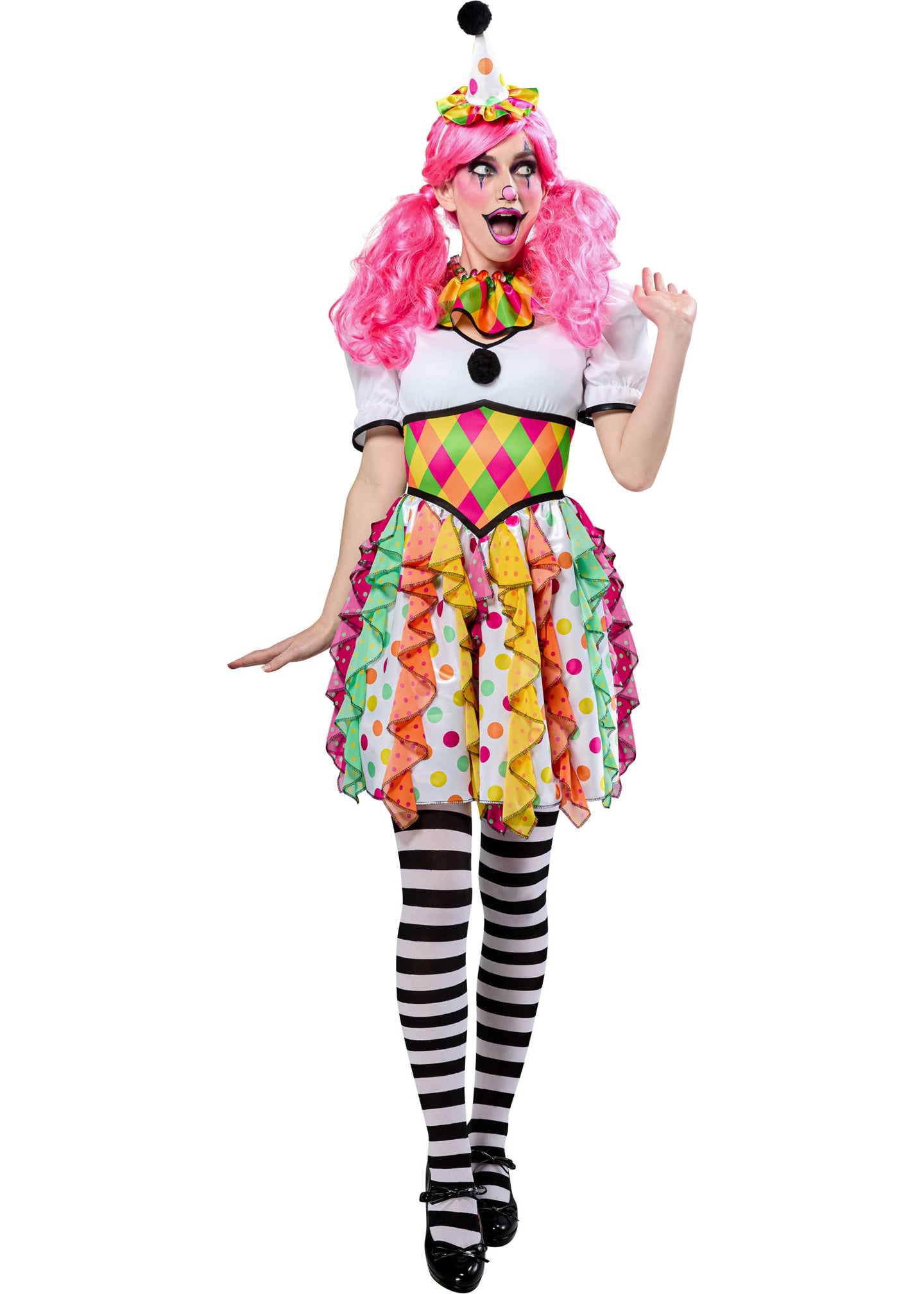 Costume - Clown Coloré - Adulte