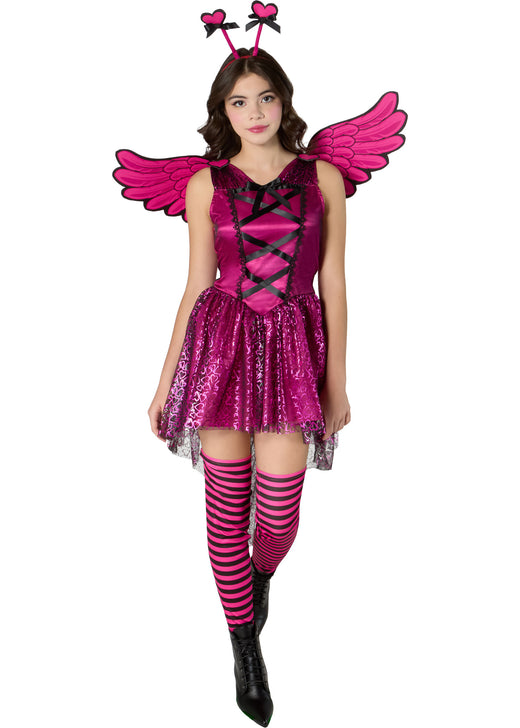 Costume - Cupidon Rose Fluo - Ado
