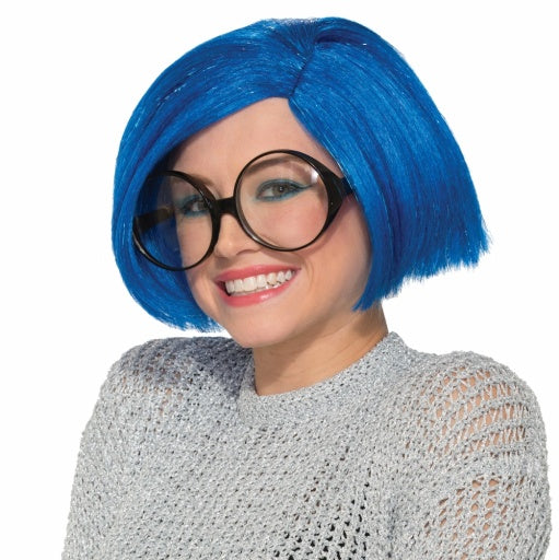 Perruque Bobbie bleue
