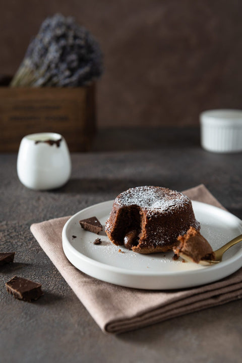 Set for fudgy chocolate brownies