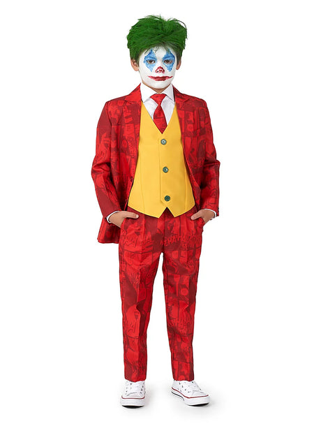 Costume deluxe rouge - Joker - Enfant