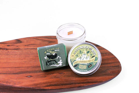 Synergy of La Coureuse des bois - Candle & soap duo - Savonnerie des Diligences