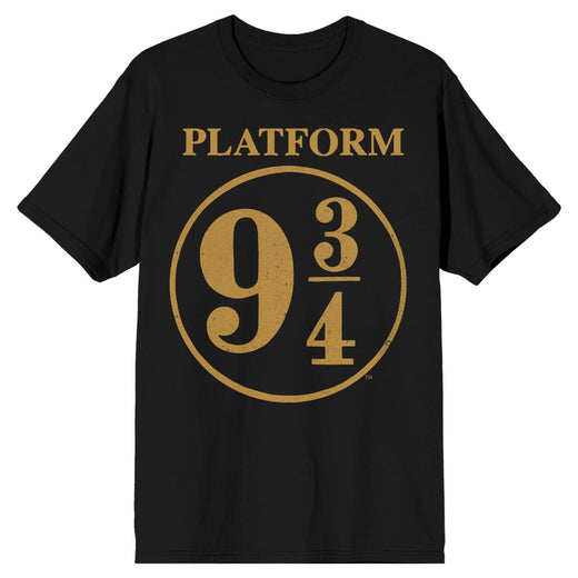T-shirt adulte noir Harry Potter - Quai 9 ¾