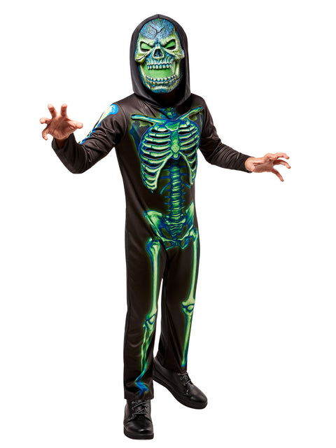 Neon Illuminated Skeleton Costume - Child
