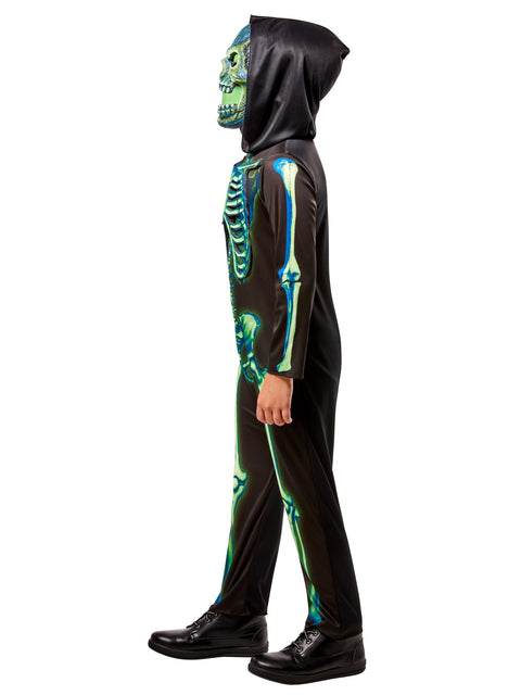 Neon Illuminated Skeleton Costume - Child