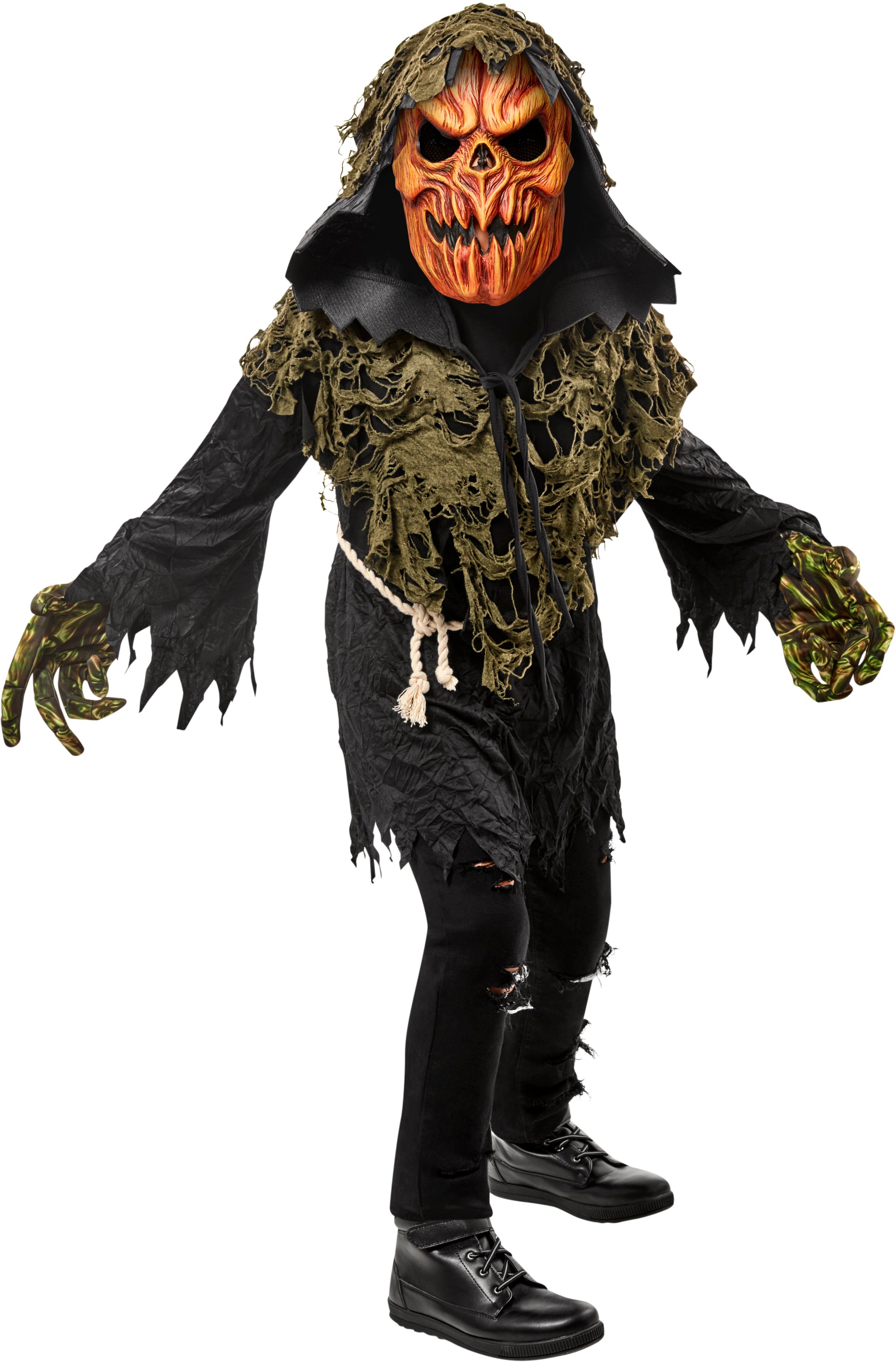 Costume zombie citrouille - Garçon