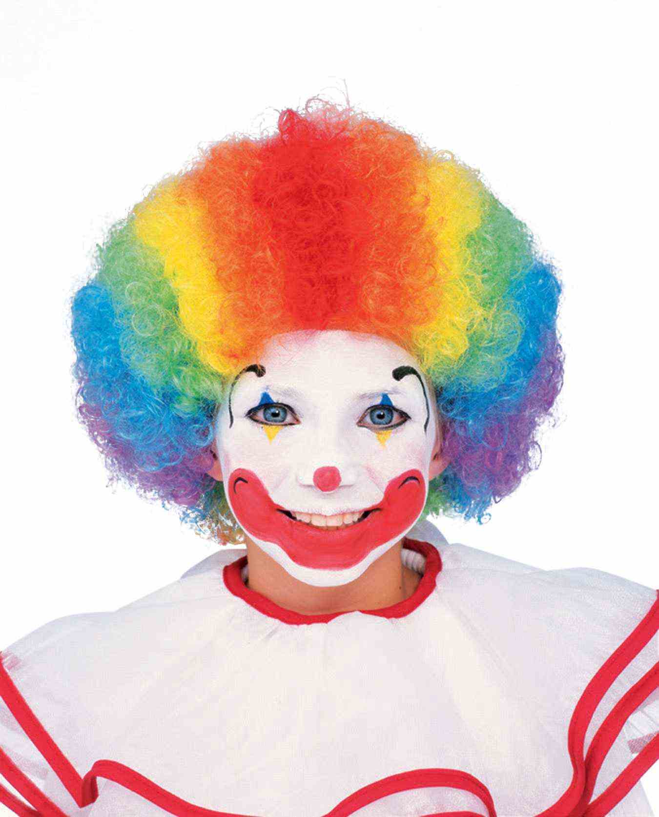 Perruque de clown Arc-en-Ciel - Enfant
