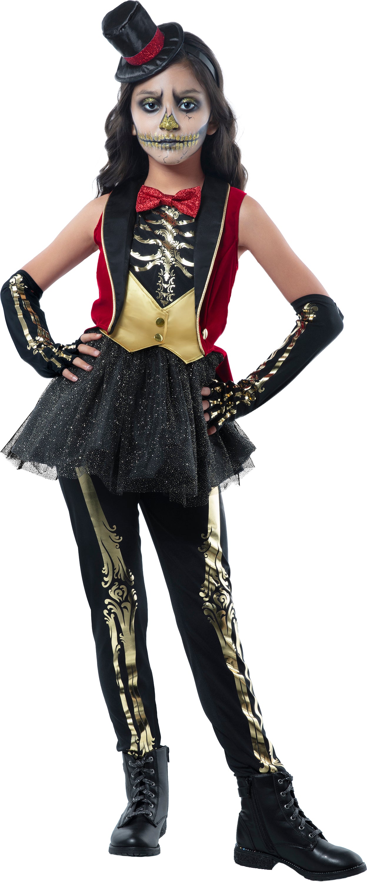 Costume de Fille squelette de cirque - Enfant