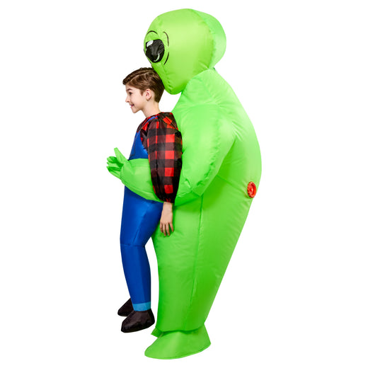 Costume gonflable Enlèvement par alien - Enfant