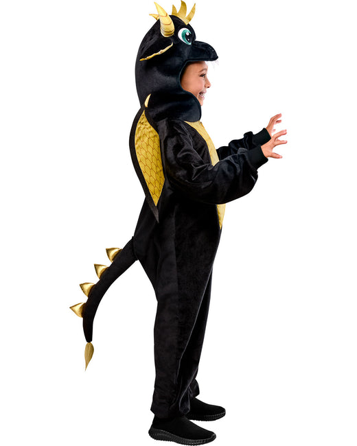 Costume combinaison de Dragon Noir - Enfant