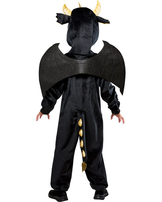 Costume combinaison de Dragon Noir - Enfant