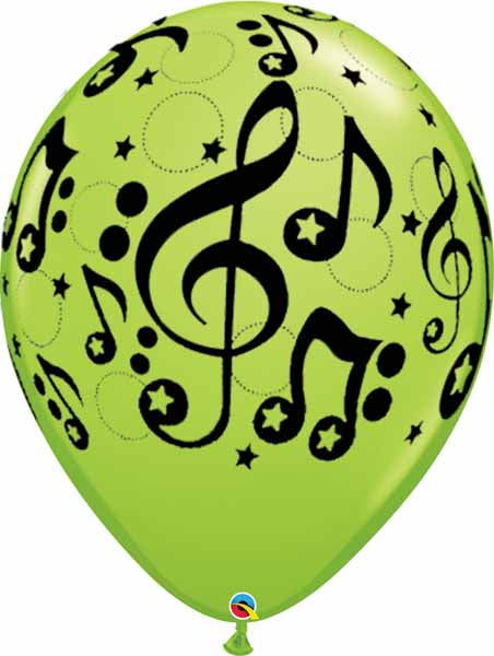 Musical Note Balloon - 11"