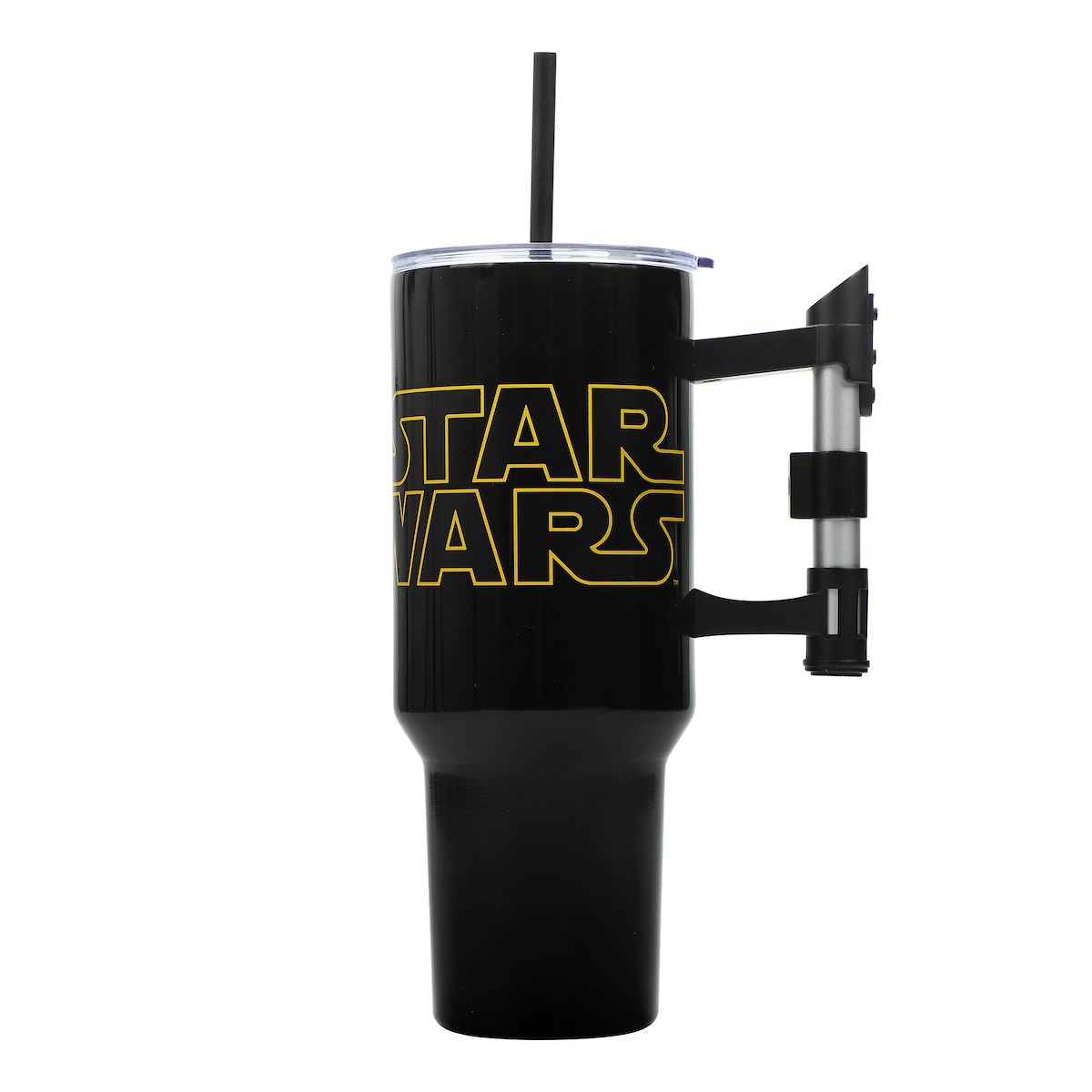 Star Wars 40 oz insulated tumbler with lightsaber handle