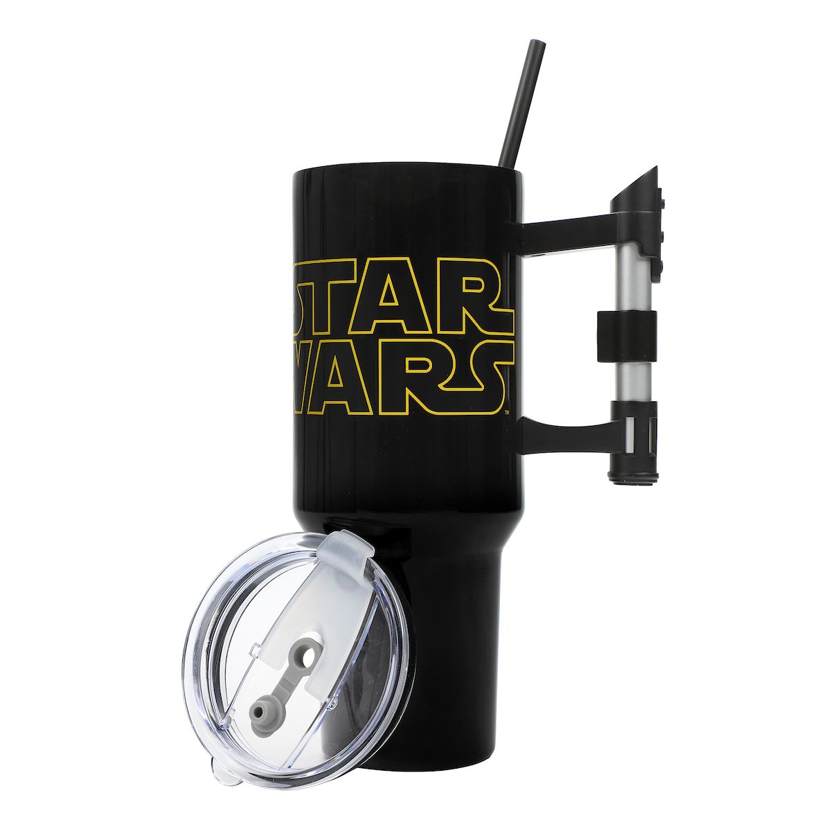 Star Wars 40 oz insulated tumbler with lightsaber handle